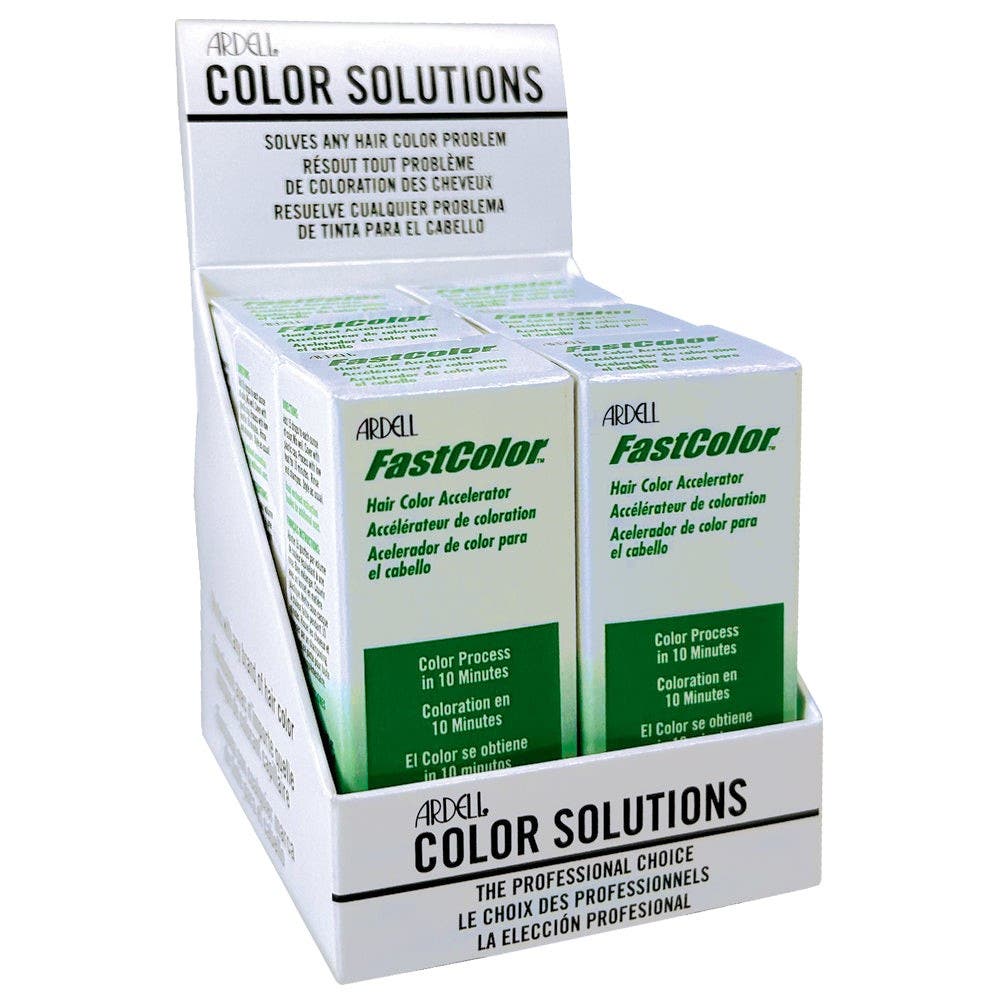 Ardell Color Solutions - Fastcolor, Hair Color Accelerator Box 6 bottles x7ml
