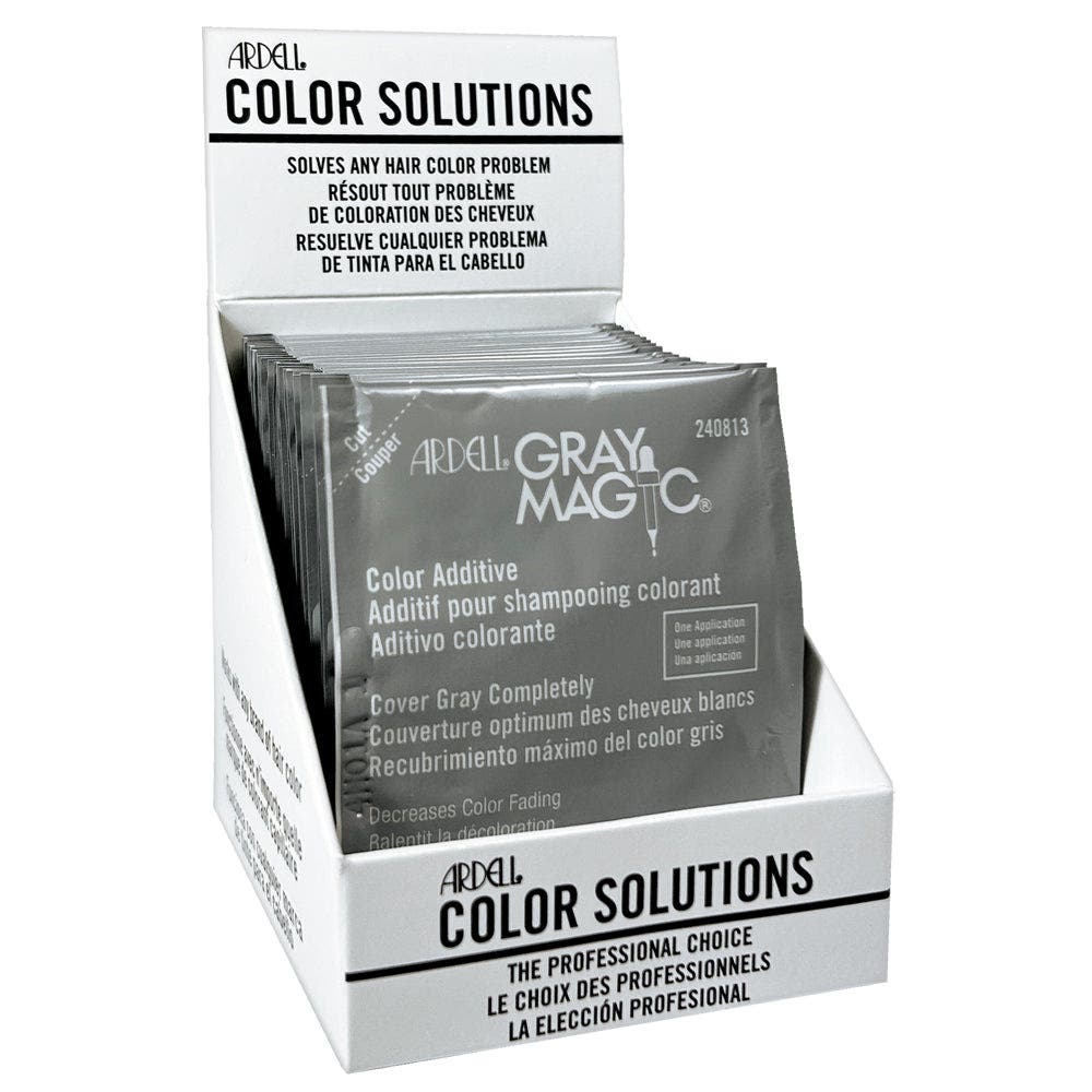 Ardell Color Solutions - Gray Magic, Cover Gray Completely Box 24pcs x2ml Sachet Grey