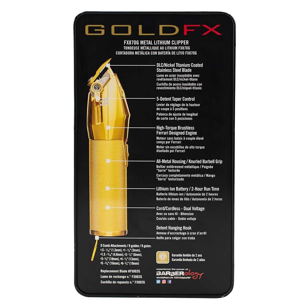 BaByliss PRO GoldFX Lithium Hair Clipper