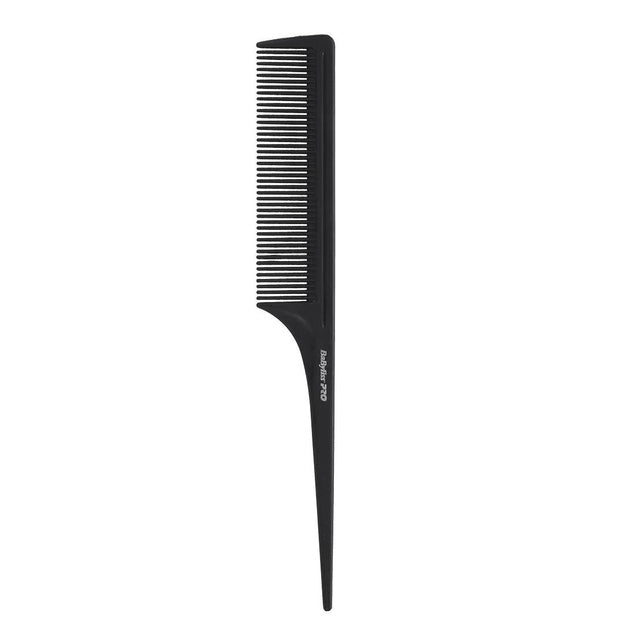 BaByliss PRO Nano Titanium Carbon Tail Comb - BABNTCTAA