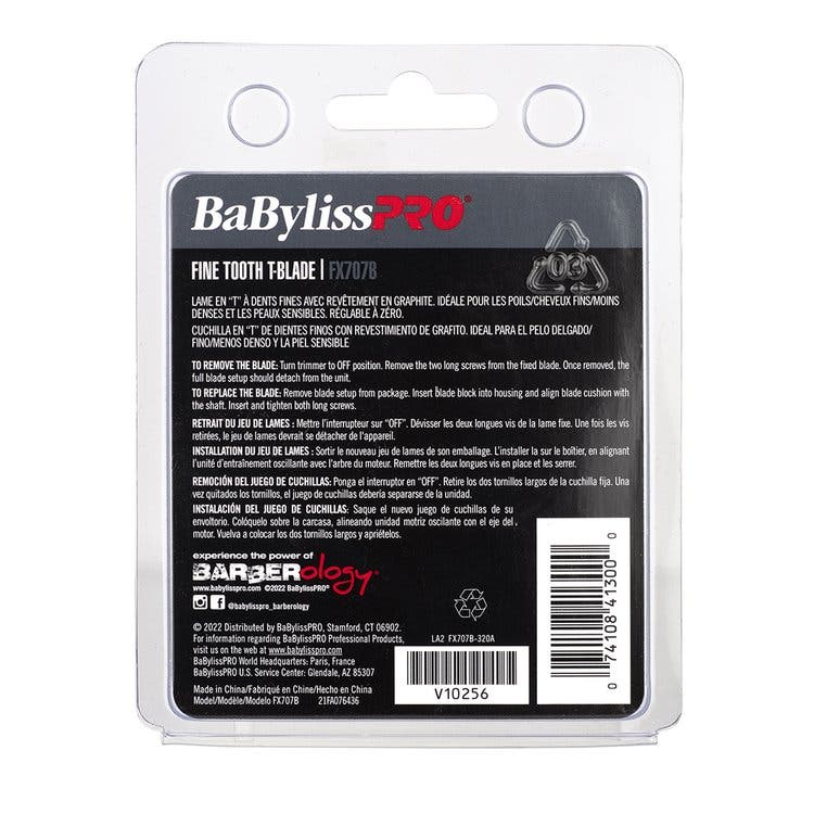 BaByliss PRO Replacement Graphite T-Blade Fine Tooth - FX707B