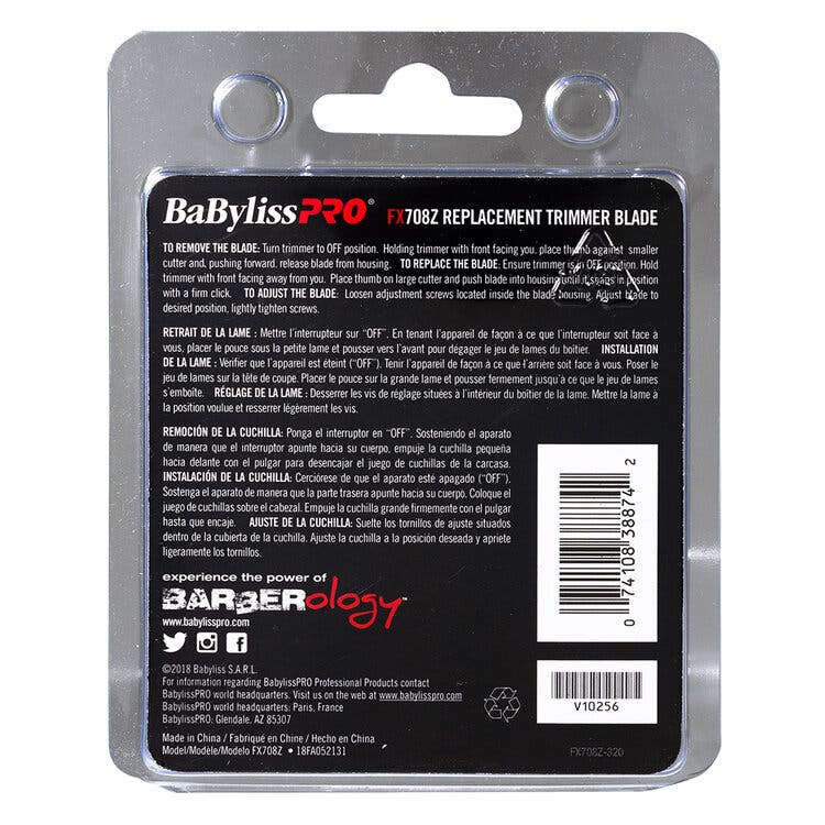 BaByliss PRO Replacement Trimmer Blade Silver FX708Z