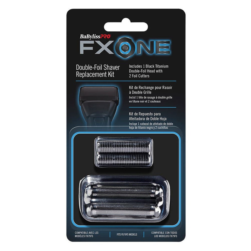 BaBylissPRO FXOne Double Foil Shaver Replacement Kit - BlackFX