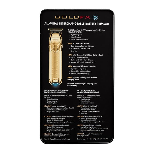 BaBylissPRO FXOne Hair Trimmer - Gold
