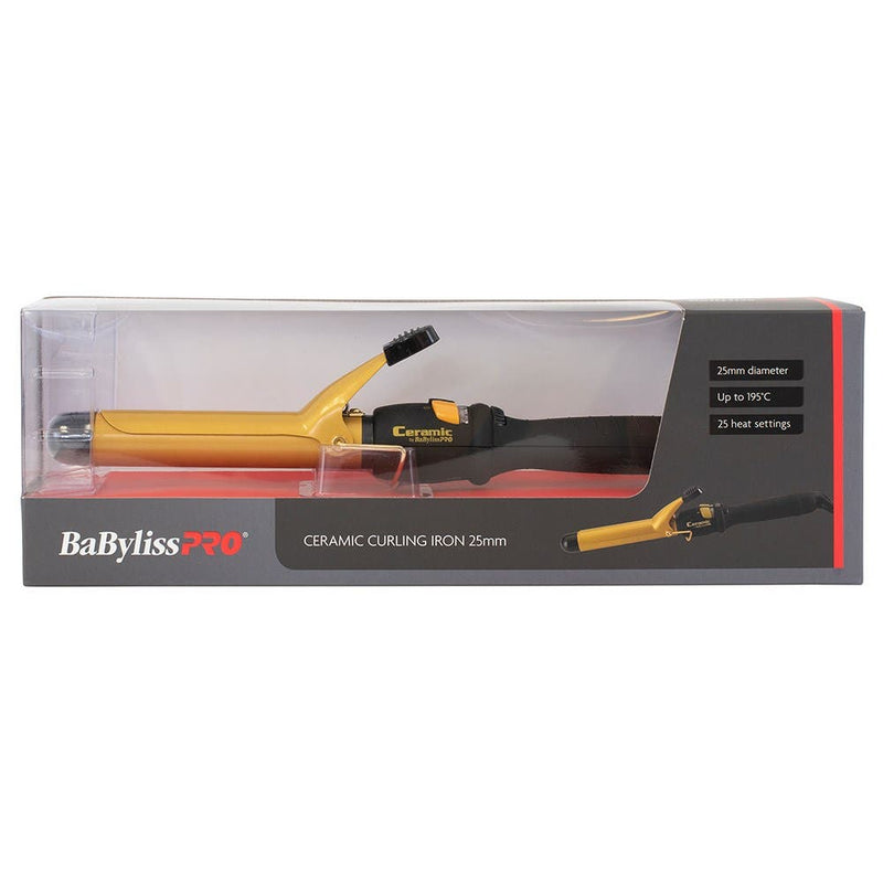 BaBylissPRO Gold Ceramic Curling Iron *choose size