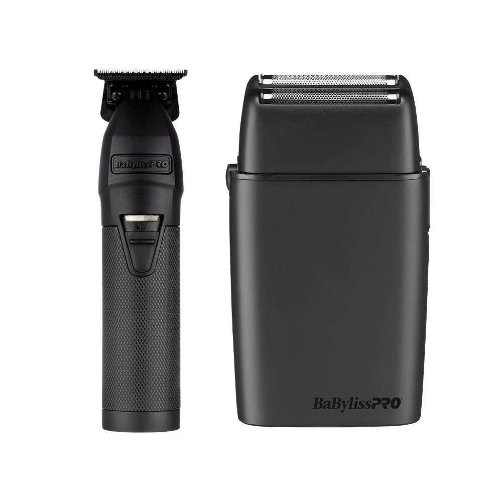 BaBylissPRO LimitedFX Collection Trimmer and Double Shaver Duo - BlackFX