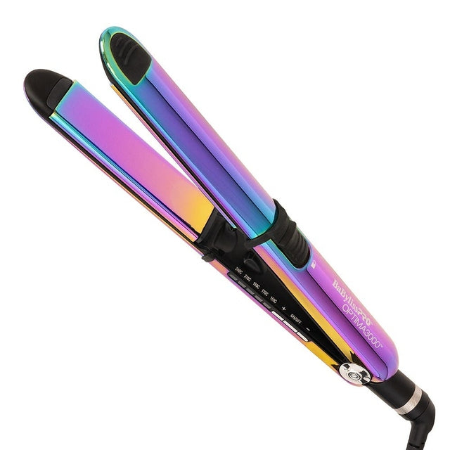 BaBylissPRO Nano Titanium Optima 3000 Stainless Steel Flat Iron/ Straightener 32mm - Chameleon