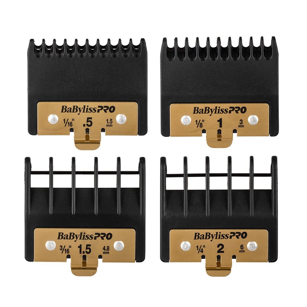 BaBylissPRO Premium Trimmer Guards / Combs Set for FX787, FX797 & FX726 Trimmers Only | Not for Clippers