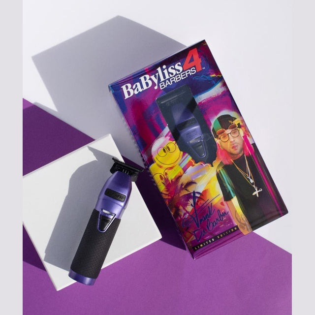 BaBylissPRO Purple & Black FX Outliner Trimmer - Frank Da Barber Edition
