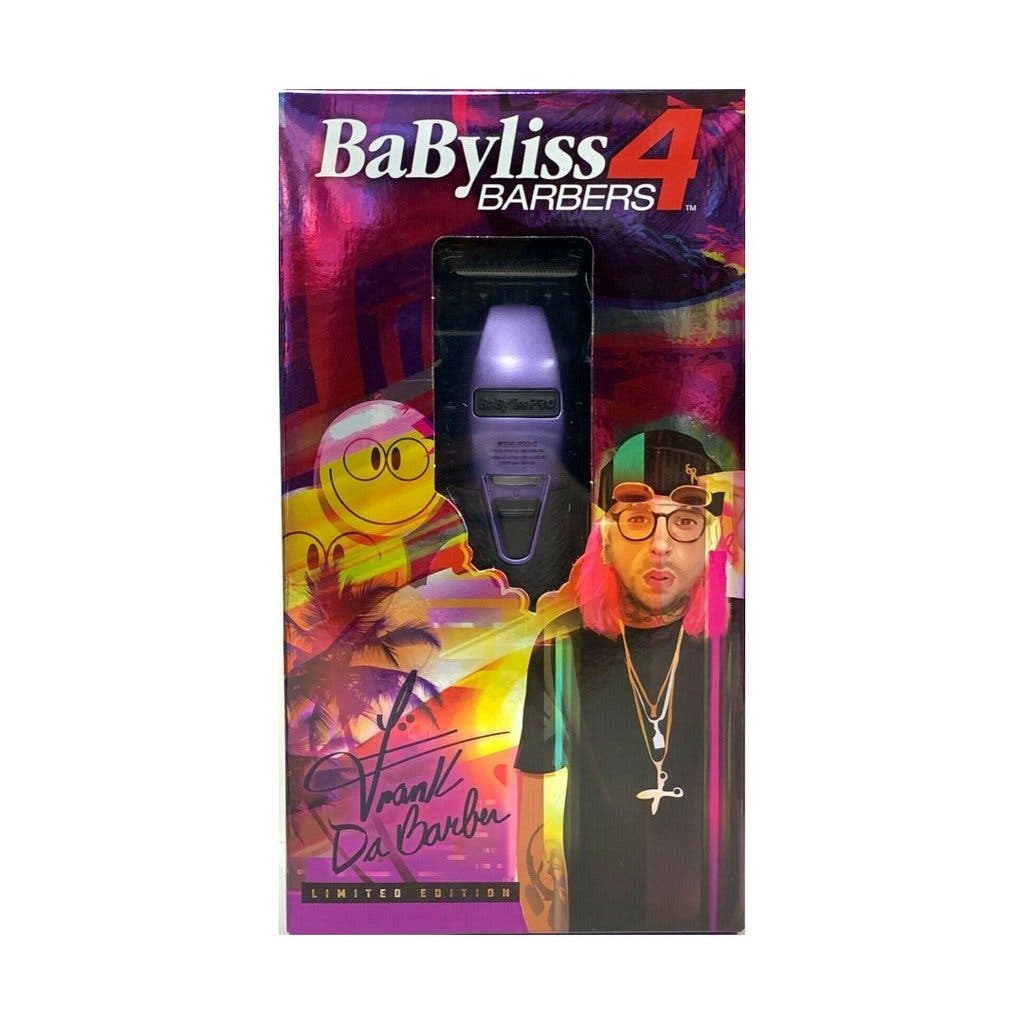 BaBylissPRO Purple & Black FX Outliner Trimmer - Frank Da Barber Edition
