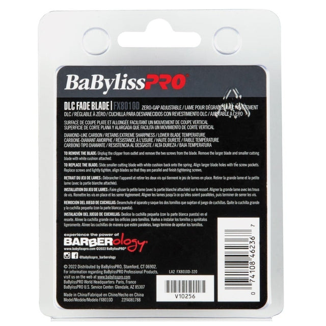 BaBylissPRO Replacement Hair Clipper DLC Fade Blade FX8010D