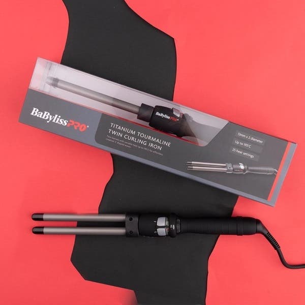 BaBylissPRO Titanium Tourmaline Twin Curling Iron 13mm