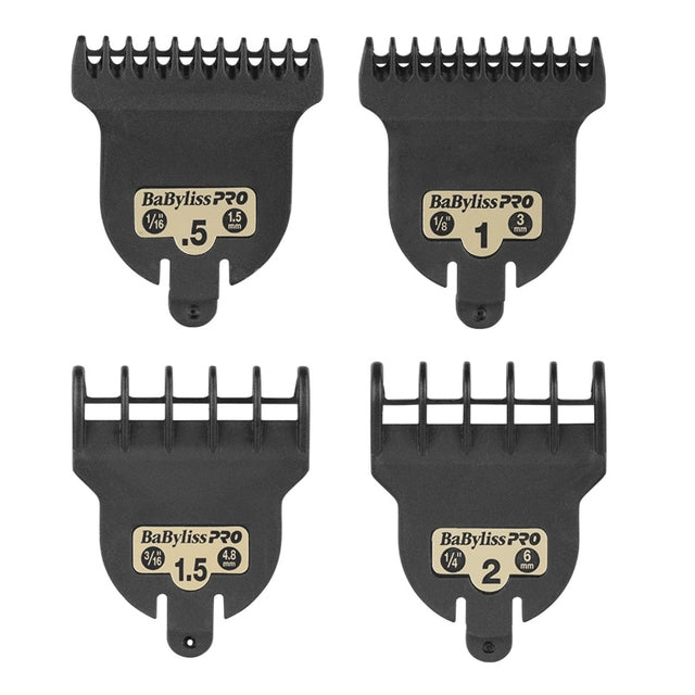 BaBylissPRO Trimmer Guards / Combs Set for FX708Z Blade & FX788 Trimmers Only | Not for Clippers | 0.5–2 1.5mm–6mm