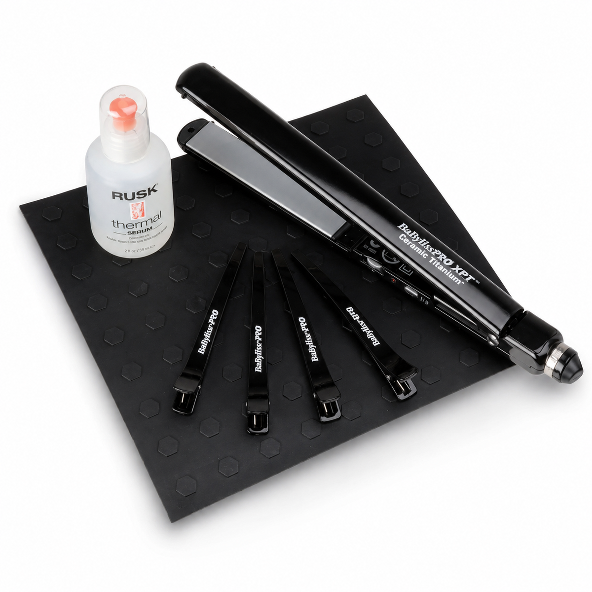 four professional sectioning clips on a white background.