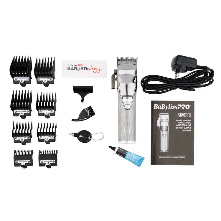 BabylissPRO SilverFX Lithium Hair Clipper B870SA