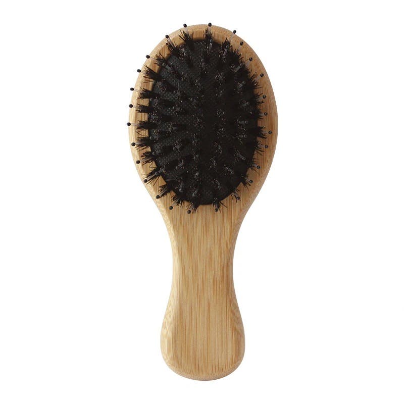 Bamboo Mini Mixed Bristle Cushion Brush
