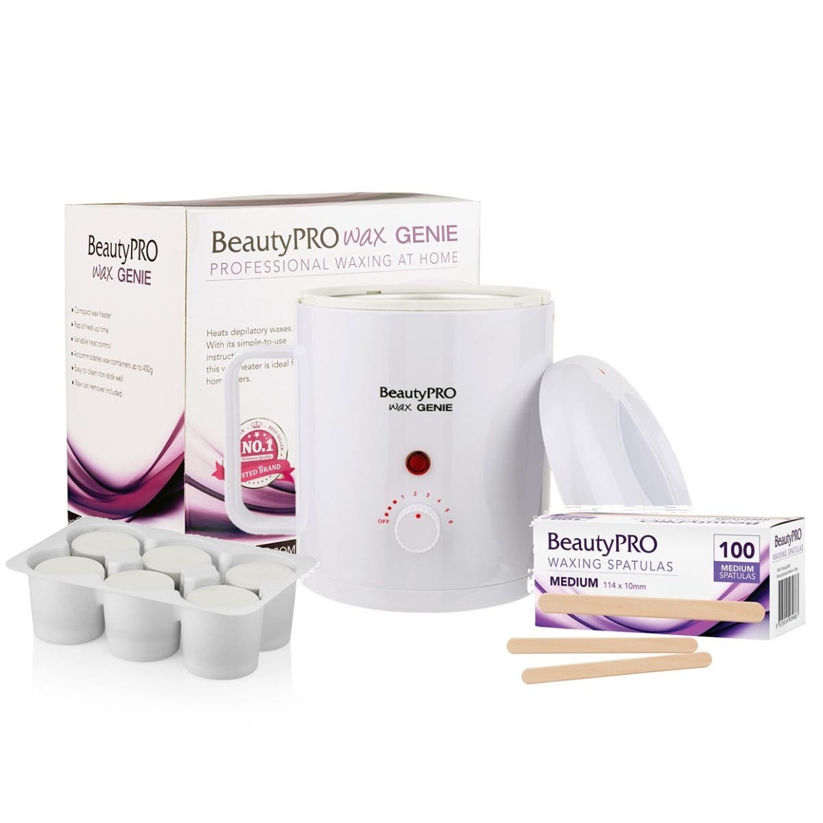 BeautyPRO Genie 450cc - Hot Wax 3 Piece Deluxe Kit