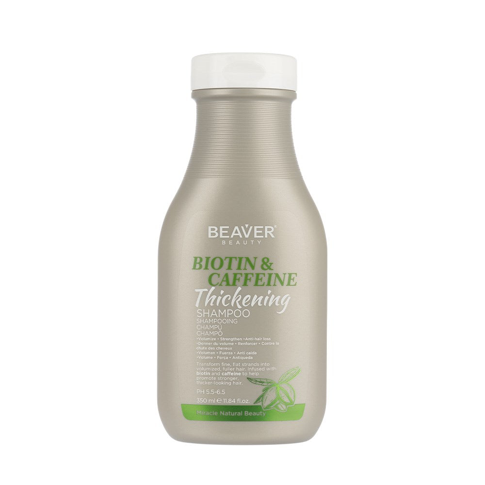 Beaver Biotin And Caffeine Thickening Shampoo 350ml