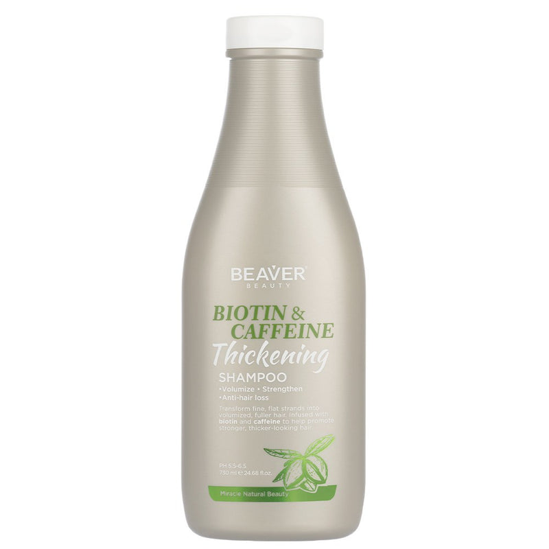 Beaver Biotin And Caffeine Thickening Shampoo & Conditioner 730ml