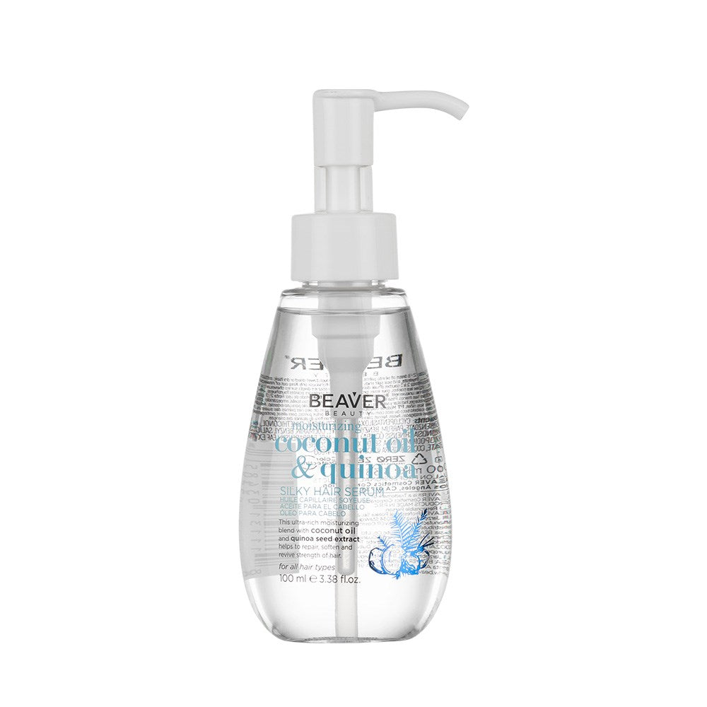 Beaver Coconut Oil And Quinoa Moisturising Hair Serum 100ml
