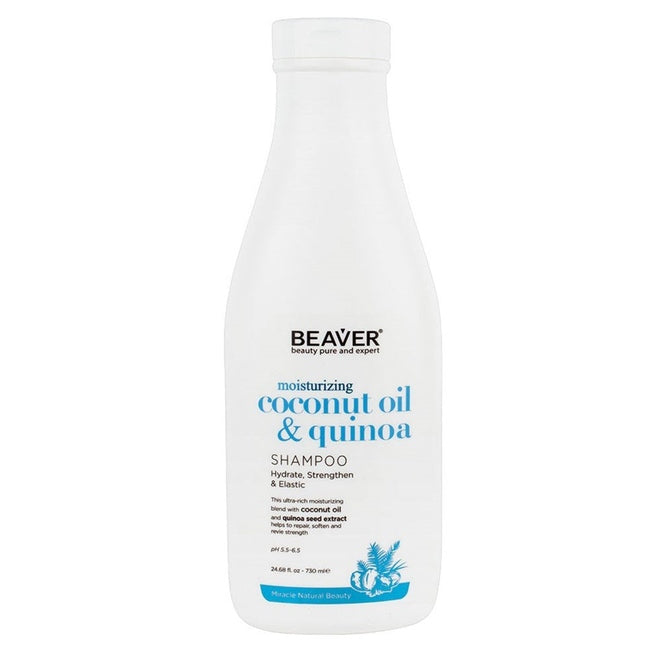 Beaver Moisturising Coconut Oil And Quinoa Shampoo & Conditioner 730ml