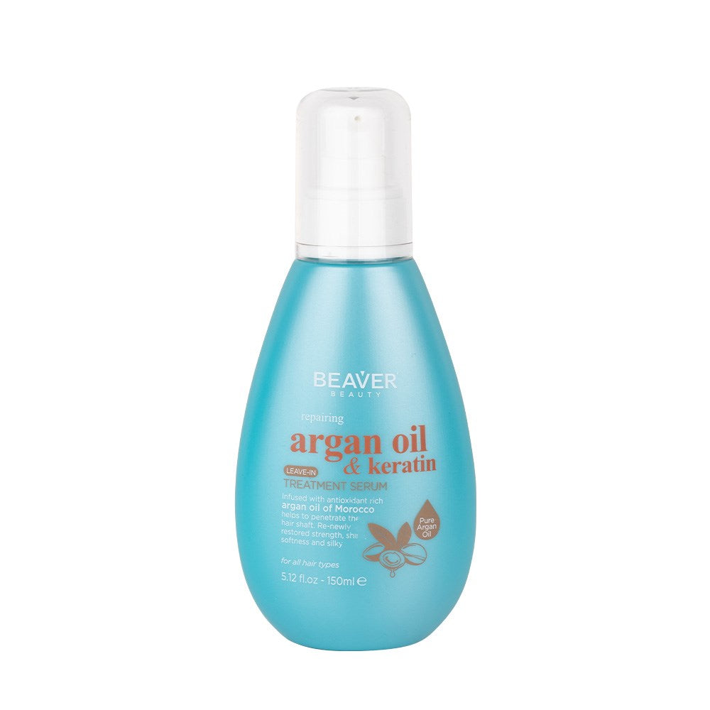 Beaver Repairing Argan Oil and Keratin Leave-in Treatment Hair Serum 150ml