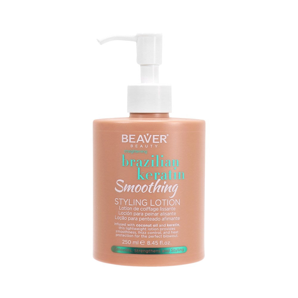Beaver Straightening Brazilian Keratin Smoothing Styling Lotion 250ml