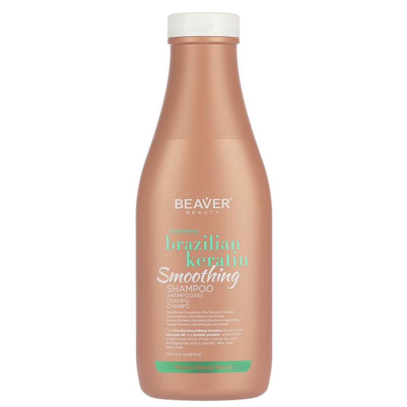 Beaver Straightening Brazilian Keratin Smoothing Shampoo & Conditioner 730ml