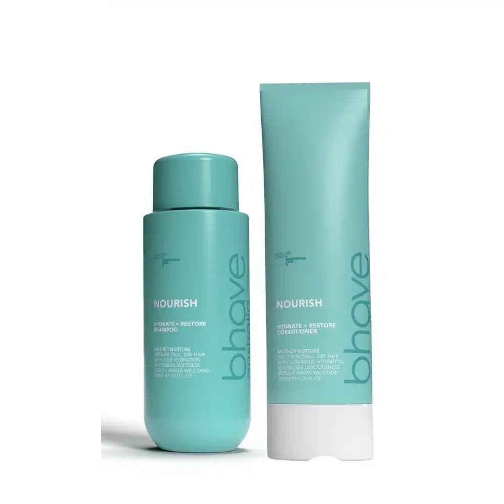 Bhave Curl Nourish Series Hydrate & Restore Trio Shampoo, Conditioner & Curl defining creme