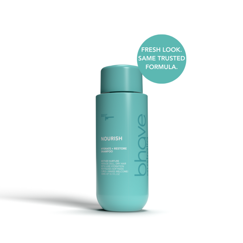 Bhave Nourish Curl Hydrate + Restore Shampoo & Conditioner Duo