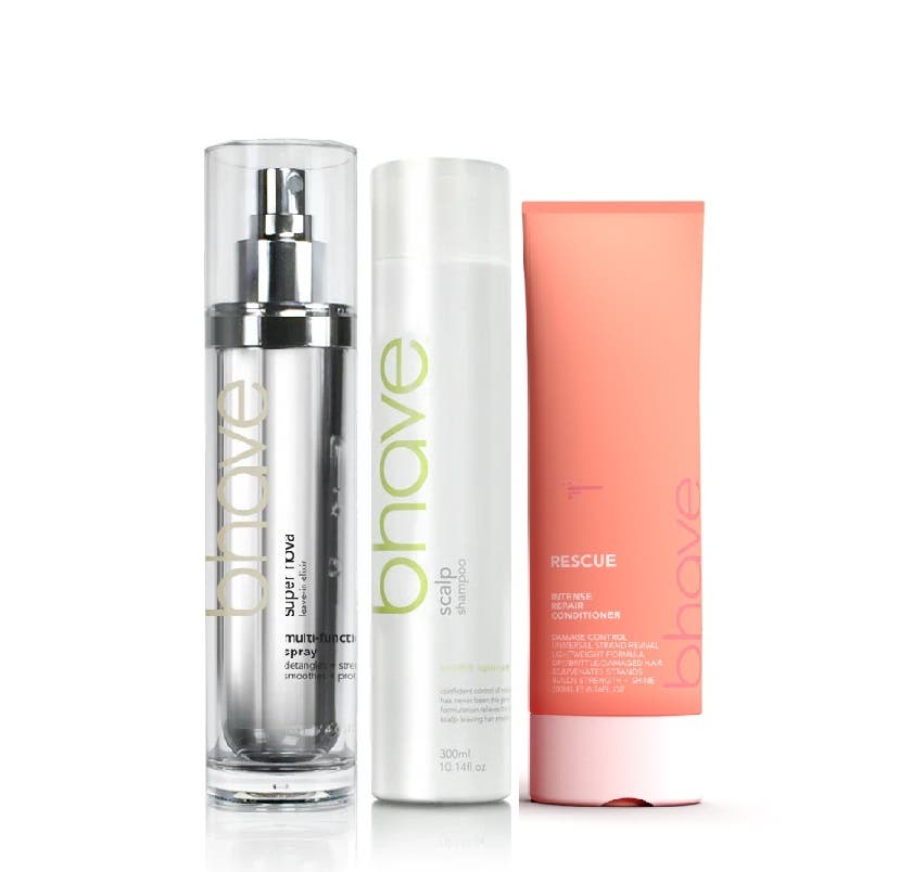 Bhave Soothing Series Scalp Trio Super nova multi-purpose elixir, Scalp Shampoo + Rescue Repair Conditioner