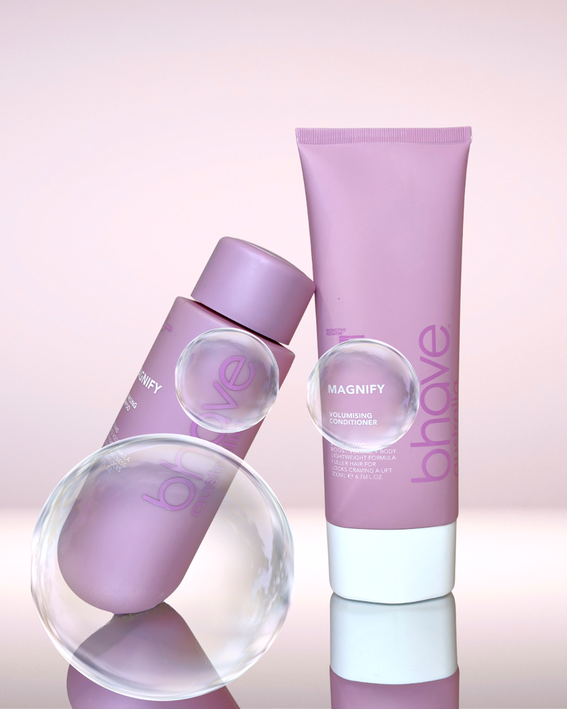 Bhave Volumising Series Magnify Trio Shampoo, Conditioner & Super nova elixir