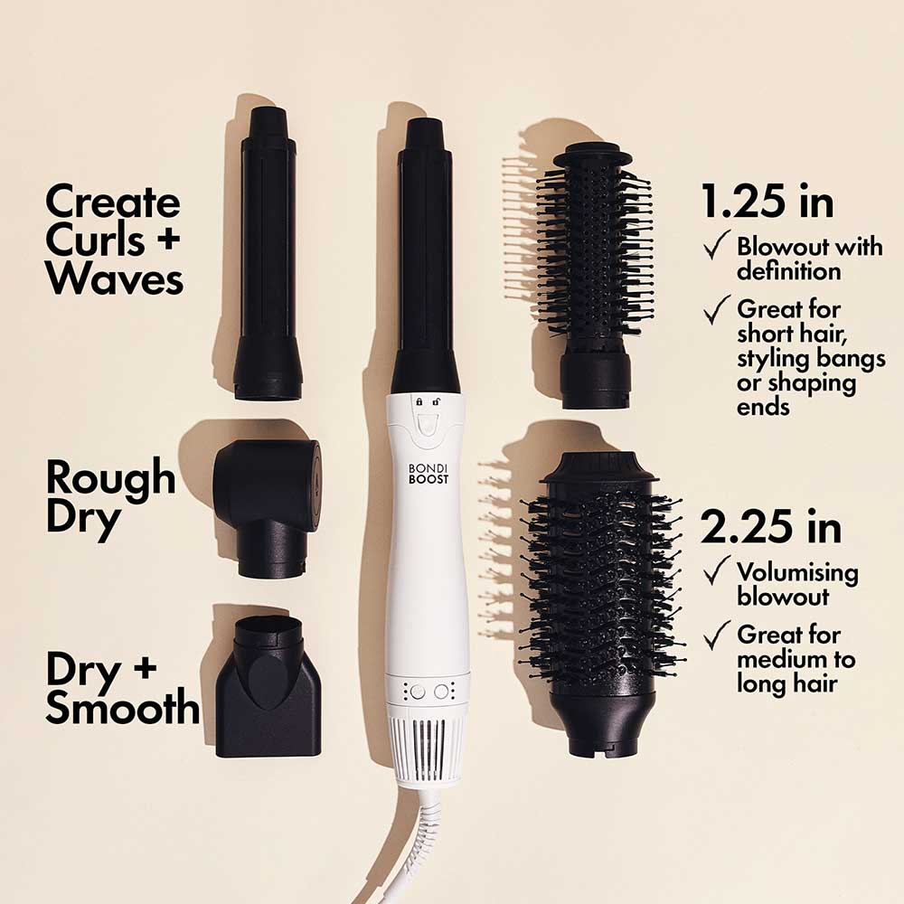 Bondi Boost Everlast Airstyler 6-in-1 Ceramic Multi-Styler and Blow Dryer for Voluminous, Frizz-Free Hair