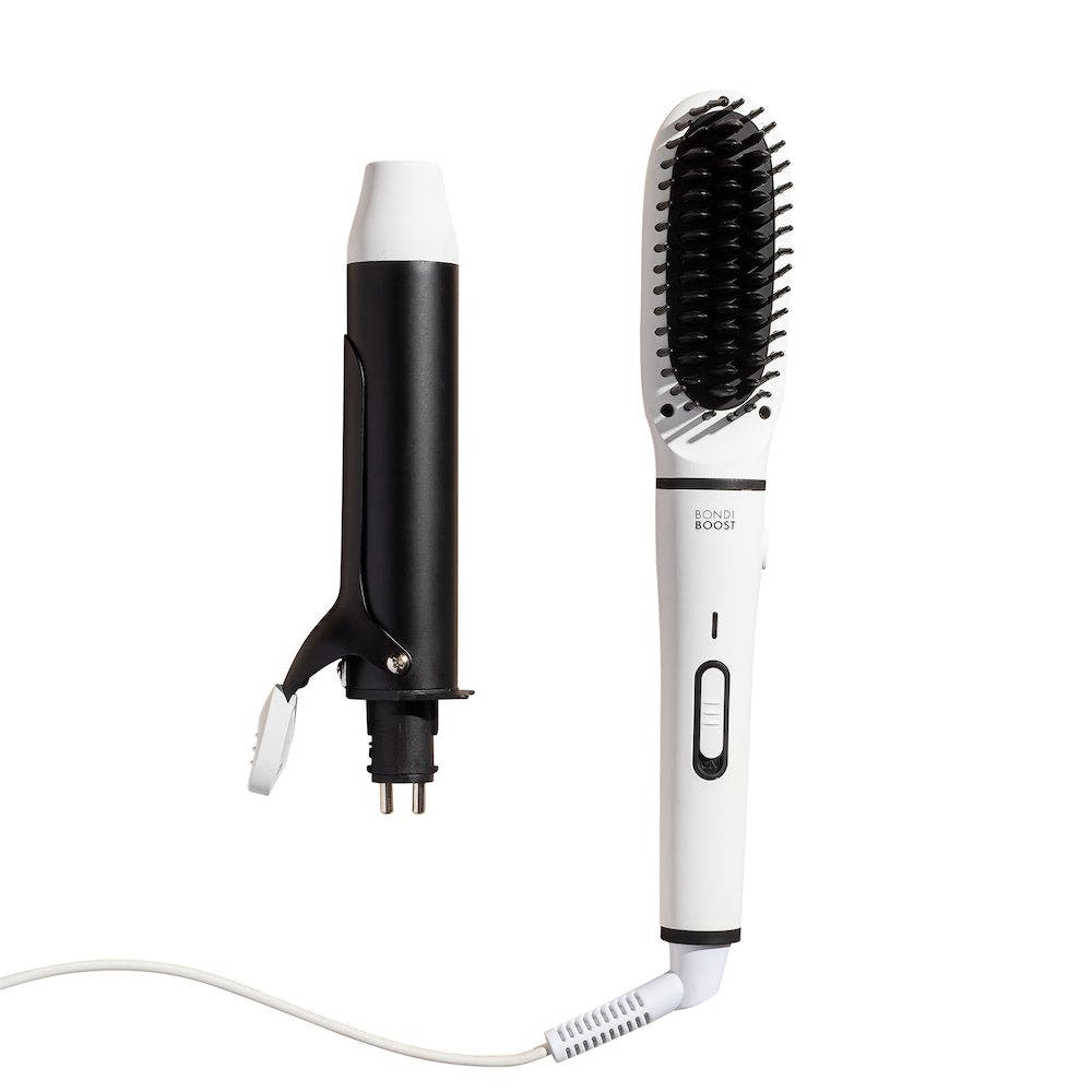 Bondi Boost Mini Multi Styler Straightening Brush +Curling Iron , Travel Size