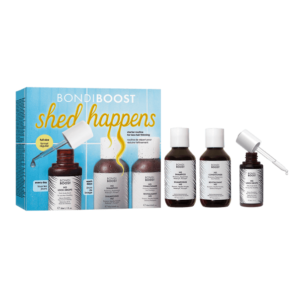 Bondi Boost Shed Happen Mini Trio Kit HG Shampoo, HG Conditioner & HG Lock Drops