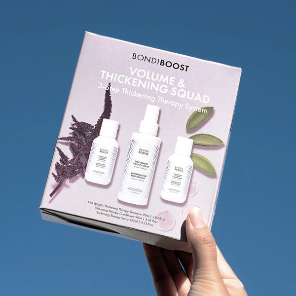 Bondi Boost Volume & Thickening Squad, 3-Step Thickening Therapy System