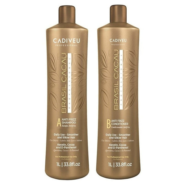 Brasil Cacau Anti Frizz - Conditioner & Shampoo DUO 1 Litre