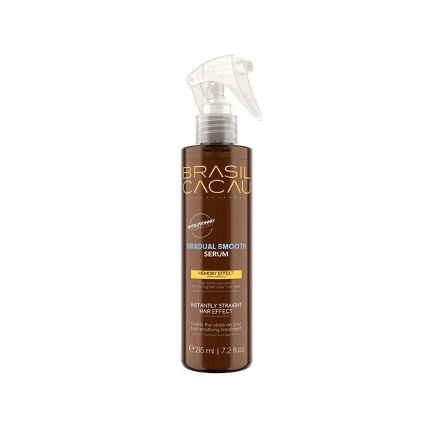 Brasil Cacau Gradual Smooth Hair Serum 215ml – Anti-Frizz & Straightening Treatment