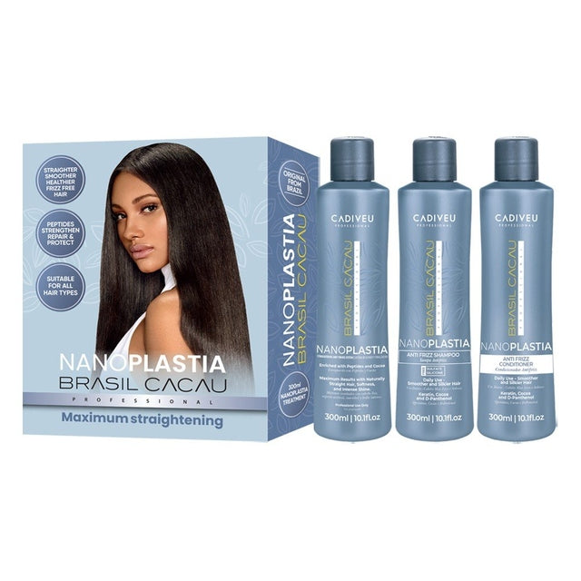 Brasil Cacau NANOPLASTIA 300ml MAXIMUM Straightening Kit *NEW