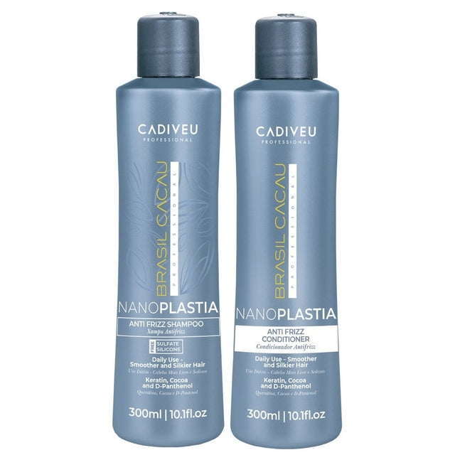 Brasil Cacau NanoPLASTIA Anti Frizz Shampoo & Conditioner DUO 300ml