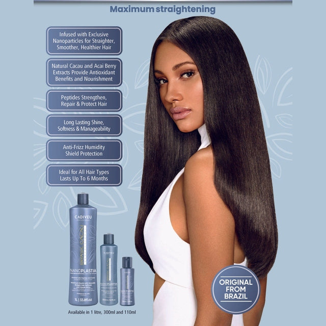Brasil Cacau NanoPLASTIA Hair Straightening Treatment 1L