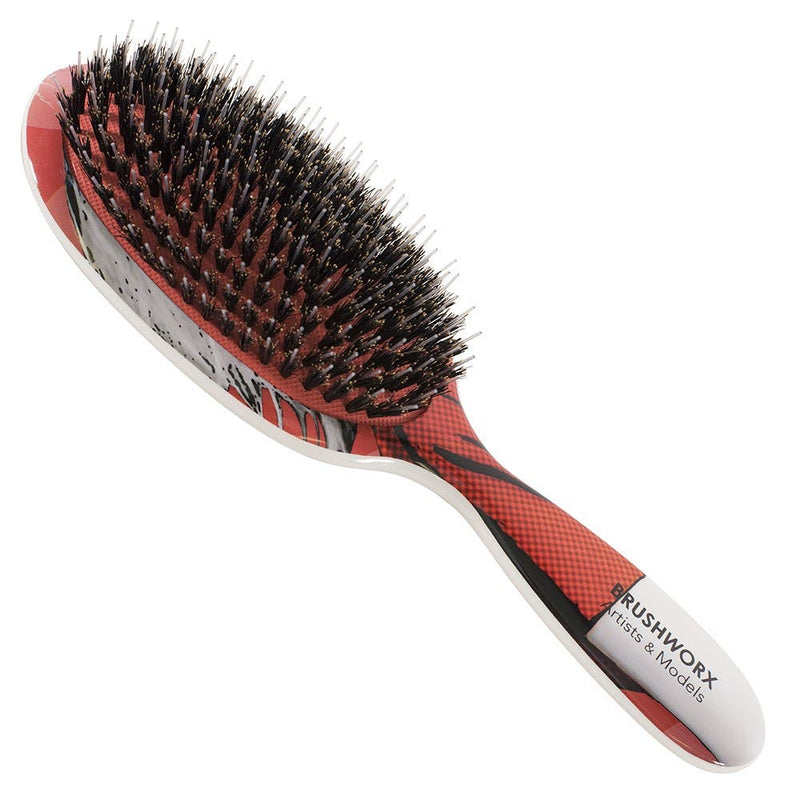 Brushworx Artists and Models Cushion Hair Brush Big Red 101606