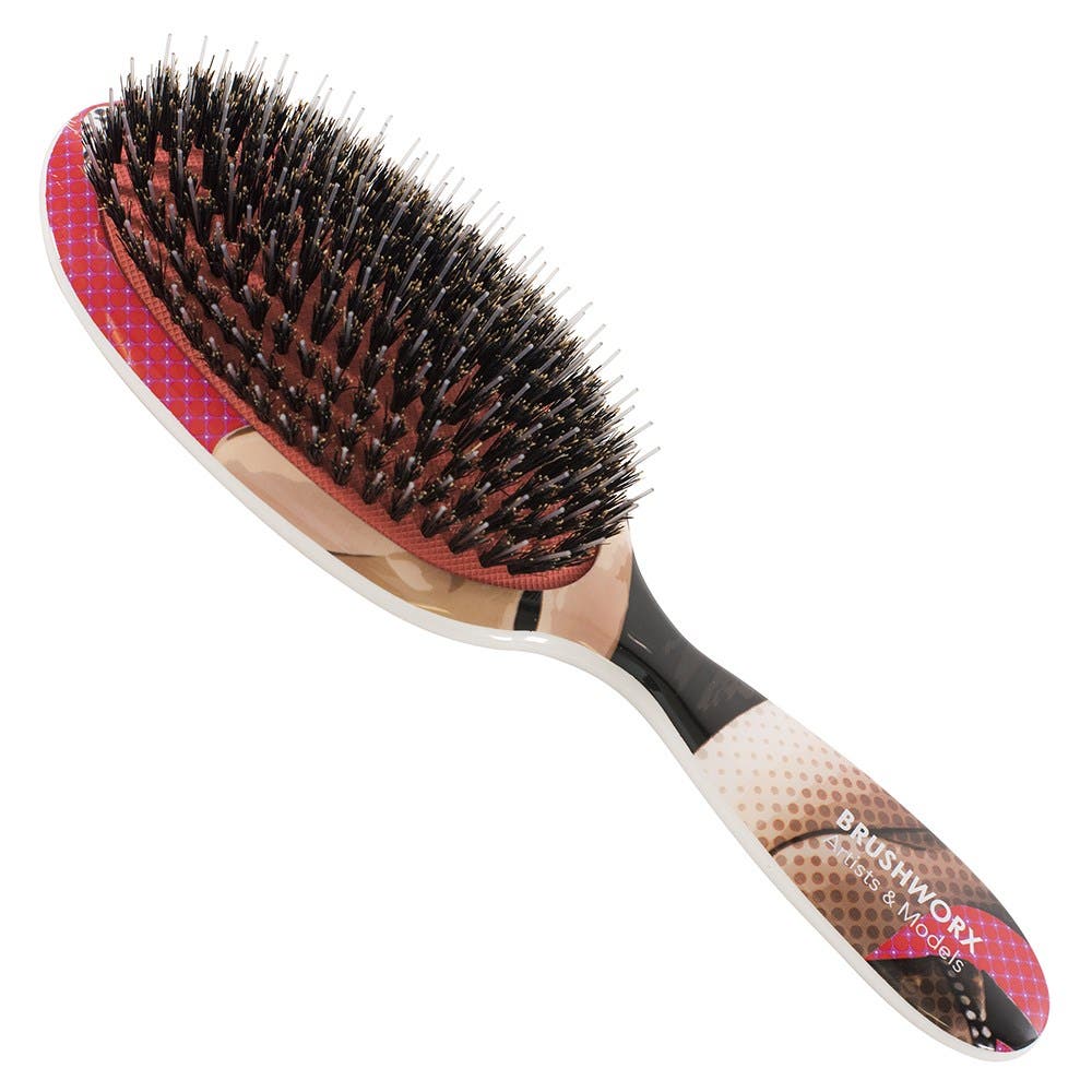 Brushworx Artists and Models Cushion Hair Brush Miss Be Bop 101605