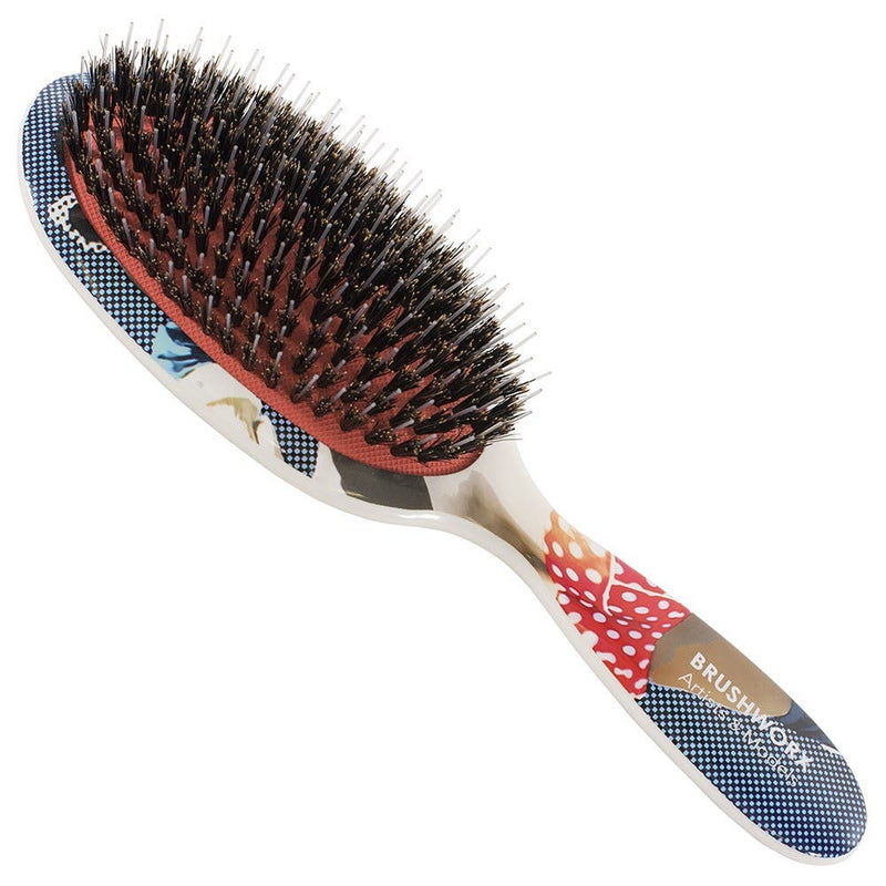 Brushworx Artists and Models Cushion Hair Brush Bubblegum Pop Ice 101608