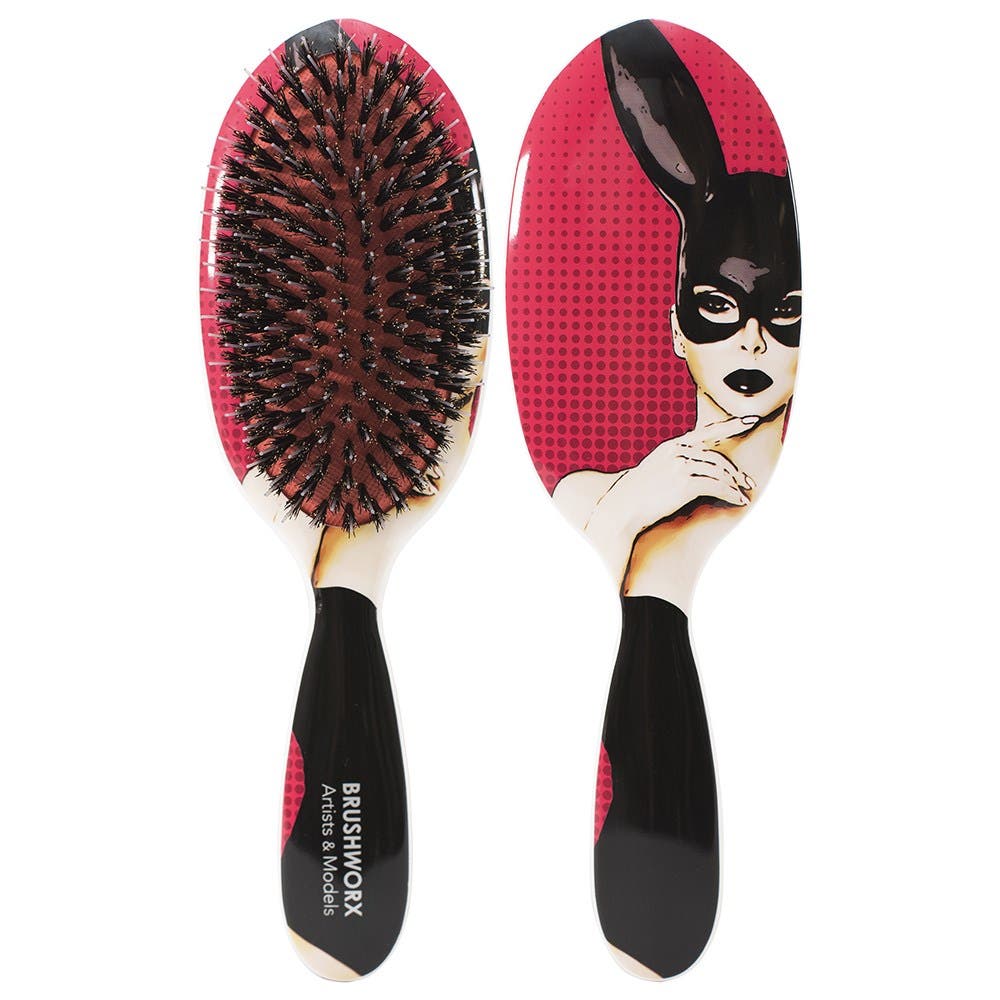 Brushworx Artists and Models Cushion Hair Brush Bunny Boo 101609