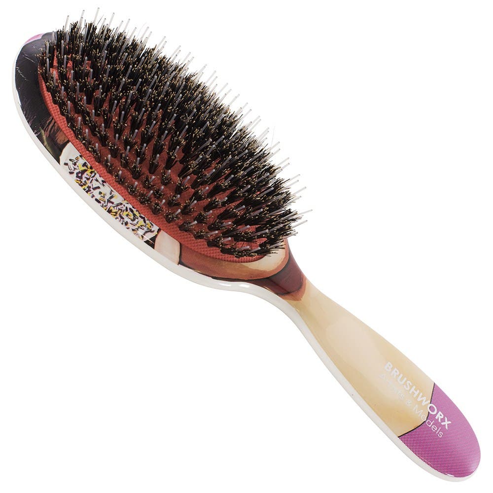 Brushworx Artists and Models Cushion Hair Brush Sugar Baby 101602