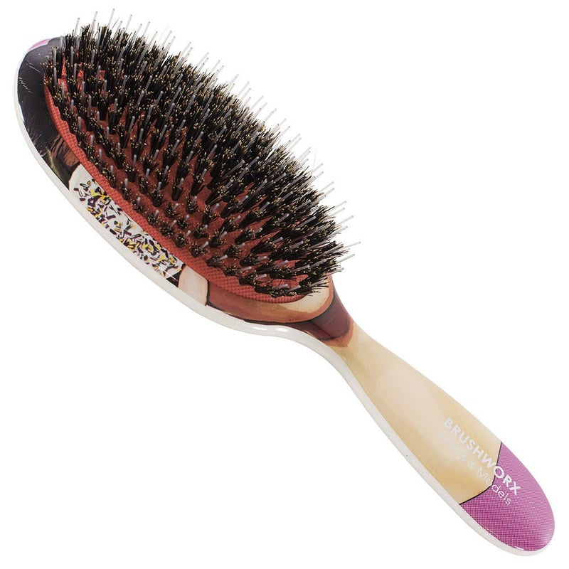 Brushworx Artists and Models Cushion Hair Brush Sugar Baby 101602