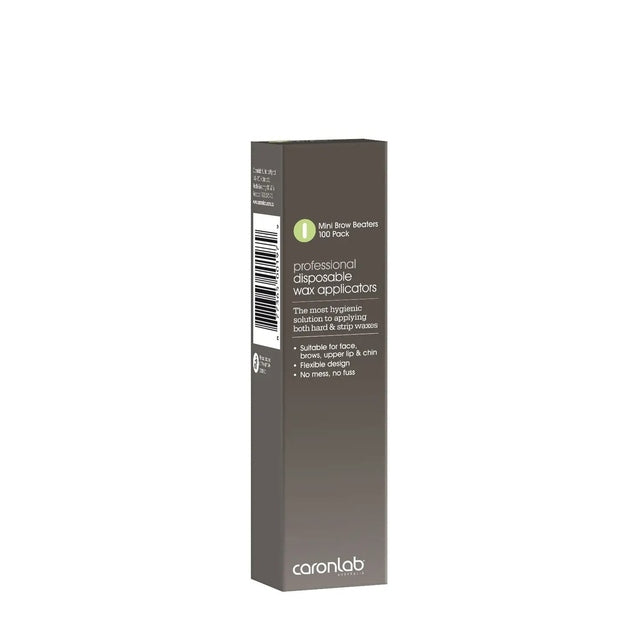 Caronlab Wooden Spatulas Mini Brow Beaters 11.5cm x 1cm - 100pk