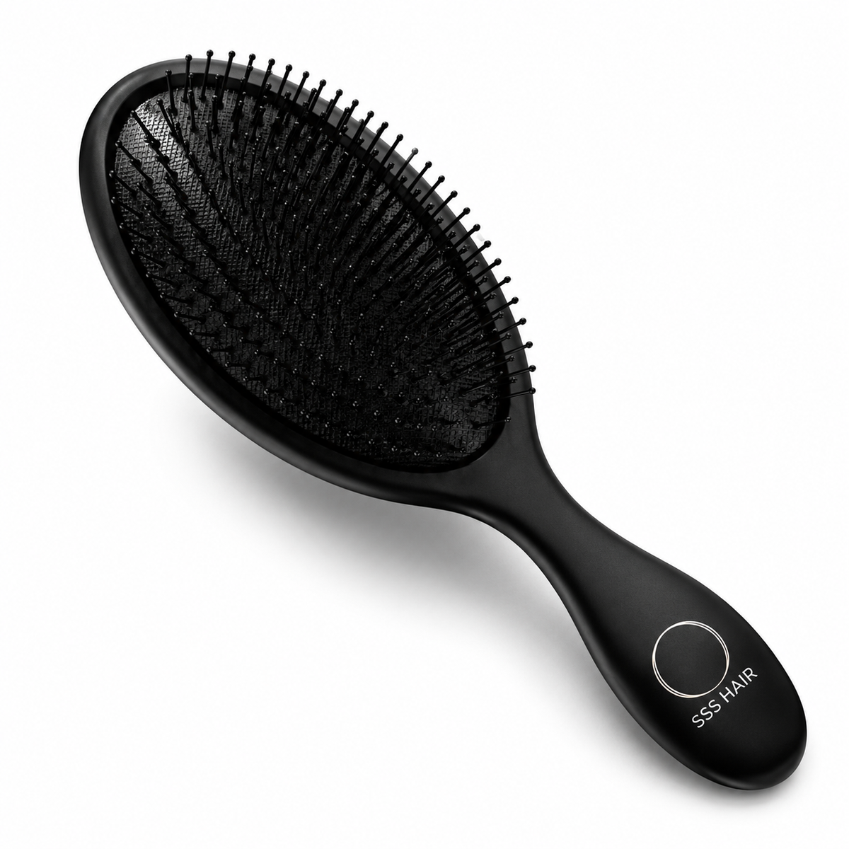 SSS Wet & Dry Detangling Hair Brush for Women & Men | Anti-Frizz Paddle Brush for Curly, Thick & Fine Hair