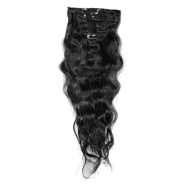 Clip In Hair Extensions 20”/50Cm Full Head 7 Piece 100% Human Remy Hair 150G